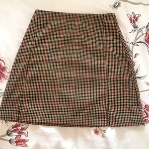 John Galt plaid skirt
